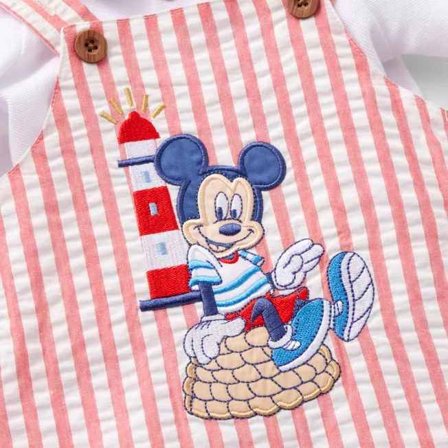 Mickey Mouse Dungarees And Top Set For Baby 7 Mickey Mouse Dungarees And Top Set For Baby - Image 5