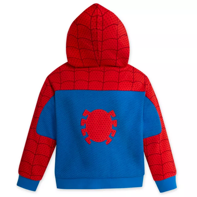 Spider-Man Costume Zip Hoodie For Kids 3 Spider-Man Costume Zip Hoodie For Kids