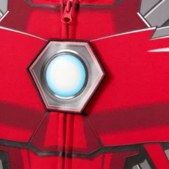 Iron Man Zip-Front Hooded Sweatshirt For Kids -Disney Store 2402053710001M 3