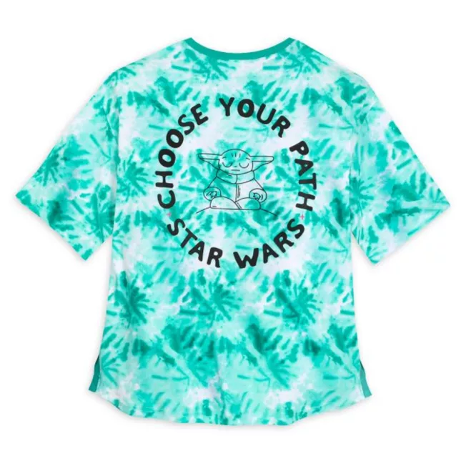 Grogu Tie-Dye T-Shirt For Adults, Star Wars: The Mandalorian 3 Grogu Tie-Dye T-Shirt For Adults, Star Wars: The Mandalorian