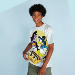Donald Duck And The Gorilla Tie-Dye T-Shirt For Adults