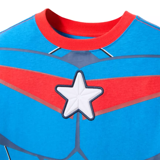 Captain America T-Shirt For Kids 4 Captain America T-Shirt For Kids - Image 2