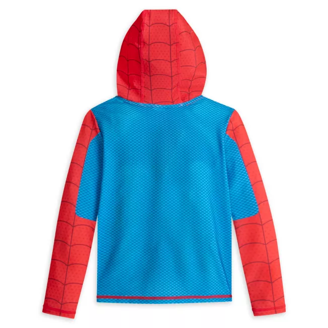 Spider-Man Hooded Rash Guard For Kids 4 Spider-Man Hooded Rash Guard For Kids - Image 2