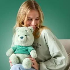 Winnie The Pooh Green Medium Plush
