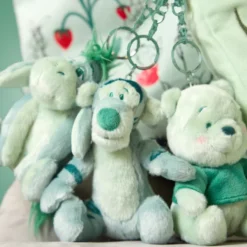 Tigger Green Plush Keychain, Winnie The Pooh -Disney Store 415160315800 4