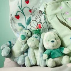 Winnie The Pooh Green Plush Keychain -Disney Store 415160316142 4