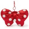 Minnie Mouse Ribbon Plush Keychain -Disney Store 415160458460 1