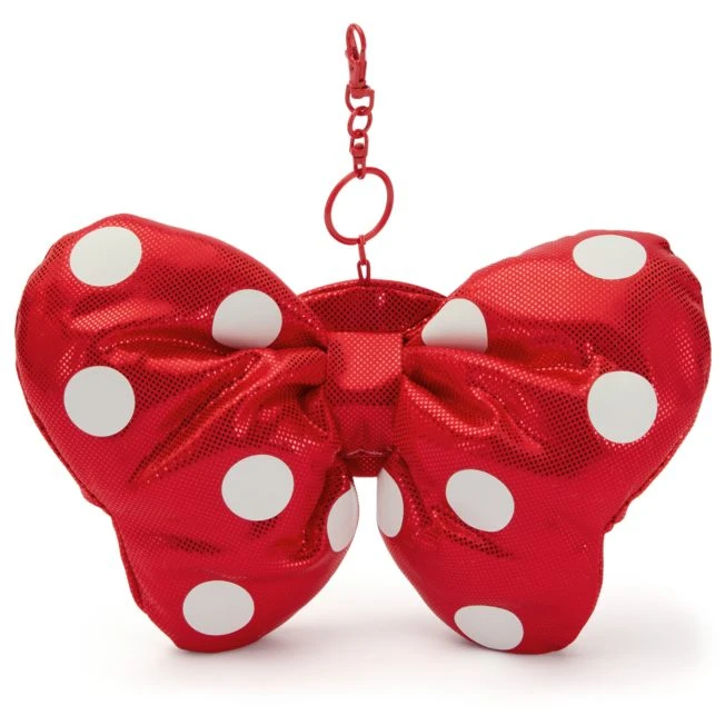 Minnie Mouse Ribbon Plush Keychain 3 Minnie Mouse Ribbon Plush Keychain