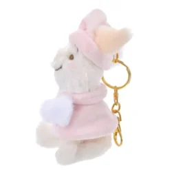 Piglet Plush Keychain, White Pooh
