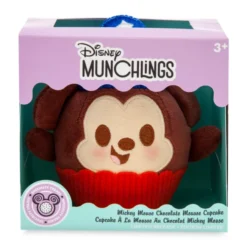 Sorcerer Mickey Chocolate Mousse Cupcake Disney Munchlings Plush, Specialty Treats -Disney Store 415178067197 3