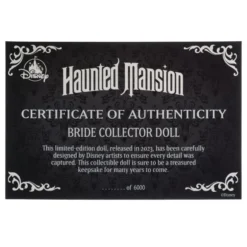 Haunted Mansion ''Bride'' Doll, Limited Edition -Disney Store 416147287073 7