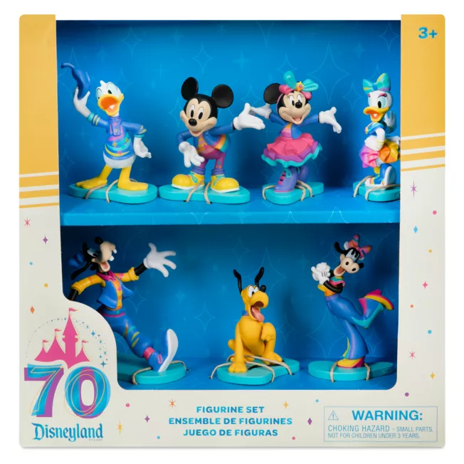 Mickey Mouse And Friends Figure Set, Disneyland 70th Anniversary 10 Mickey Mouse And Friends Figure Set, Disneyland 70th Anniversary - Image 8