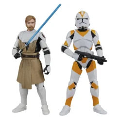 Hasbro Star Wars The Black Series Obi-Wan Kenobi & Clone Trooper (212th) Action Figure Set