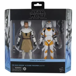 Hasbro Star Wars The Black Series Obi-Wan Kenobi & Clone Trooper (212th) Action Figure Set -Disney Store 417130105688 6