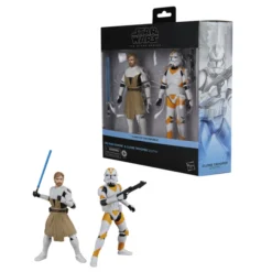 Hasbro Star Wars The Black Series Obi-Wan Kenobi & Clone Trooper (212th) Action Figure Set -Disney Store 417130105688 7