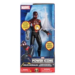 Miles Morales Talking Action Figure, Marvel Power Icons -Disney Store 417137567243 6