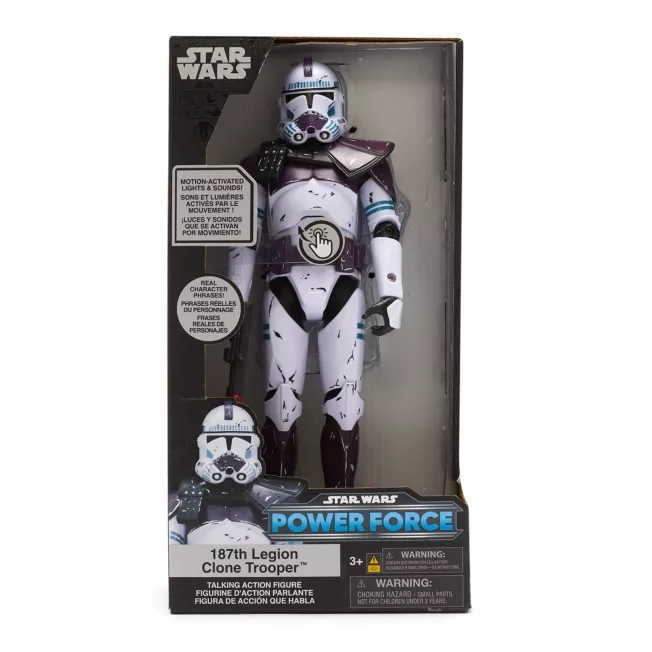 187th Legion Clone Trooper Star Wars Power Force Talking Action Figure 9 187th Legion Clone Trooper Star Wars Power Force Talking Action Figure - Image 7