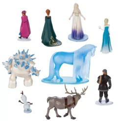 Frozen 9-Piece Deluxe Figure Playset -Disney Store 417138056128 3