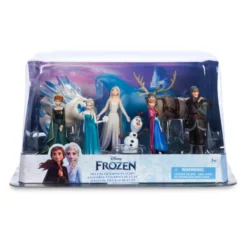 Frozen 9-Piece Deluxe Figure Playset -Disney Store 417138056128 4