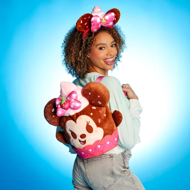 Minnie Mouse Strawberry Cupcake Disney Munchlings Backpack, Baked Treats 4 Minnie Mouse Strawberry Cupcake Disney Munchlings Backpack, Baked Treats - Image 2
