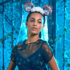 The Haunted Mansion Bride Minnie Mouse Ears Headband For Adults
