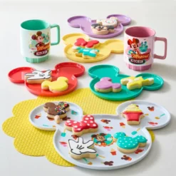 Mickey Mouse Icon Melamine Appetiser Plate Set