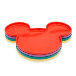 Mickey Mouse Icon Melamine Appetiser Plate Set -Disney Store 433109451037 3