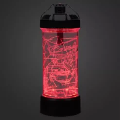 Cars Neon Lights Light-Up Water Bottle