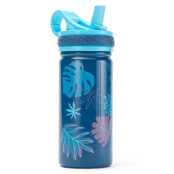 Stitch Water Bottle With Built-In Straw, Lilo & Stitch