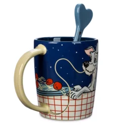 Lady And The Tramp Mug With Spoon Set -Disney Store 433119602849 3