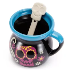 Coco Sugar Skulls Mug With Spoon -Disney Store 433119996214 3