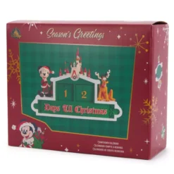 Santa Mickey Mouse And Pluto Holiday Countdown Calendar Figure -Disney Store 434080022018 4