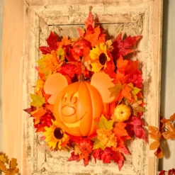 Mickey Mouse Halloween Light-Up Wreath