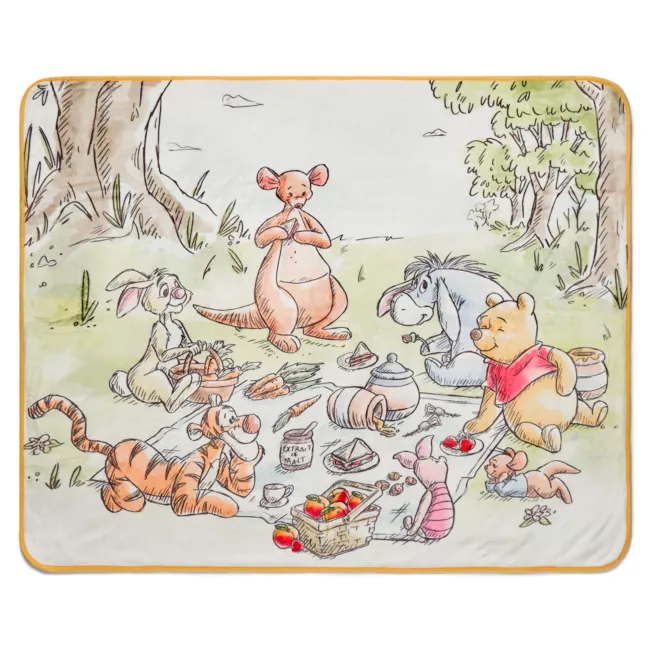 Winnie The Pooh And Friends Fleece Throw 3 Winnie The Pooh And Friends Fleece Throw