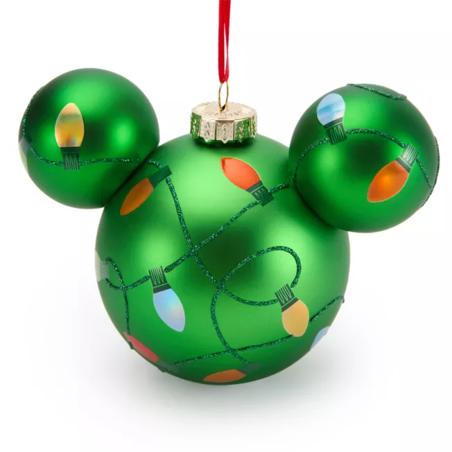 Mickey Mouse Icon Ball Ornament, Holiday Lights 4 Mickey Mouse Icon Ball Ornament, Holiday Lights - Image 2