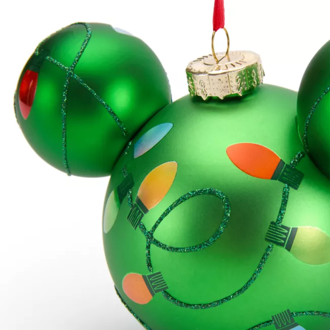 Mickey Mouse Icon Ball Ornament, Holiday Lights 5 Mickey Mouse Icon Ball Ornament, Holiday Lights - Image 3