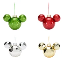 Mickey Mouse Icon Ornament, Set Of 4 -Disney Store 436019854141 5