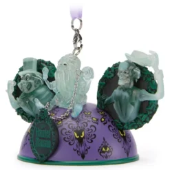 Hitchhiking Ghosts Light-Up Ear Hat Ornament, The Haunted Mansion -Disney Store 436019855216 3