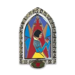Disney Villains Stained Glass Window Pin, Snow White Live Action