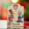 Stitch Attacks Snacks Pin Set, Gingerbread, November -Disney Store 438018040037 1