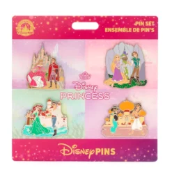 Disney Princess 4-Piece Pin Set 11 Disney Princess 4-Piece Pin Set -Disney Store 438038039899 5