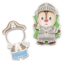 Dale Disney Park Pal Outfits Magnetic Knight & Pirate Pin Set -Disney Store 438039882029 3