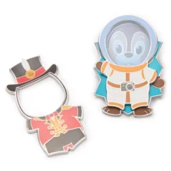 Chip Disney Park Pal Outfits Magnetic Cinema Usher & Astronaut Pin Set -Disney Store 438039882364 3