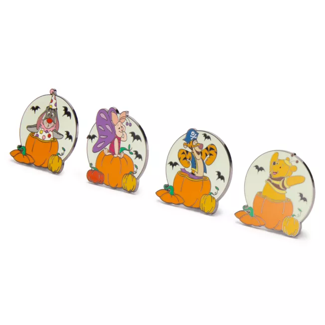 Winnie The Pooh And Friends Halloween Pin Set 3 Winnie The Pooh And Friends Halloween Pin Set