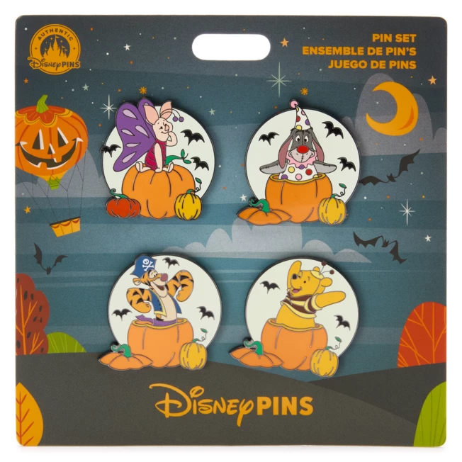 Winnie The Pooh And Friends Halloween Pin Set 4 Winnie The Pooh And Friends Halloween Pin Set - Image 2