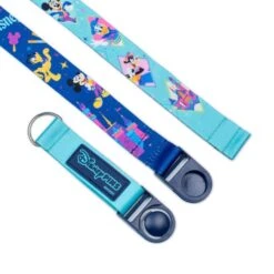 Disneyland 70th Anniversary Reversible Pin Trading Lanyard -Disney Store 438050104858 3