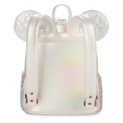 Mickey Mouse Icon Quilted Iridescent Loungefly Mini Backpack