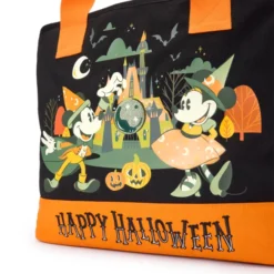 Mickey Mouse And Friends Halloween Canvas Tote Bag -Disney Store 442039880206 3