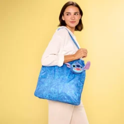 Stitch Foldable Tote Bag, Lilo & Stitch