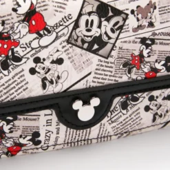 Mickey Mouse Crossbody Bag In Newspaper Print For Adults -Disney Store 442039978569 3